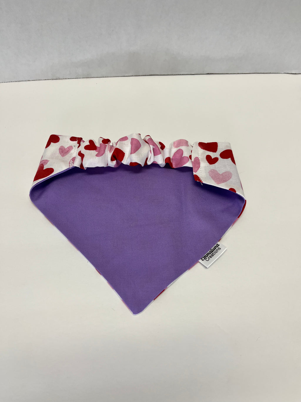 Sweet Hearts Scrunchie Dog Bandana