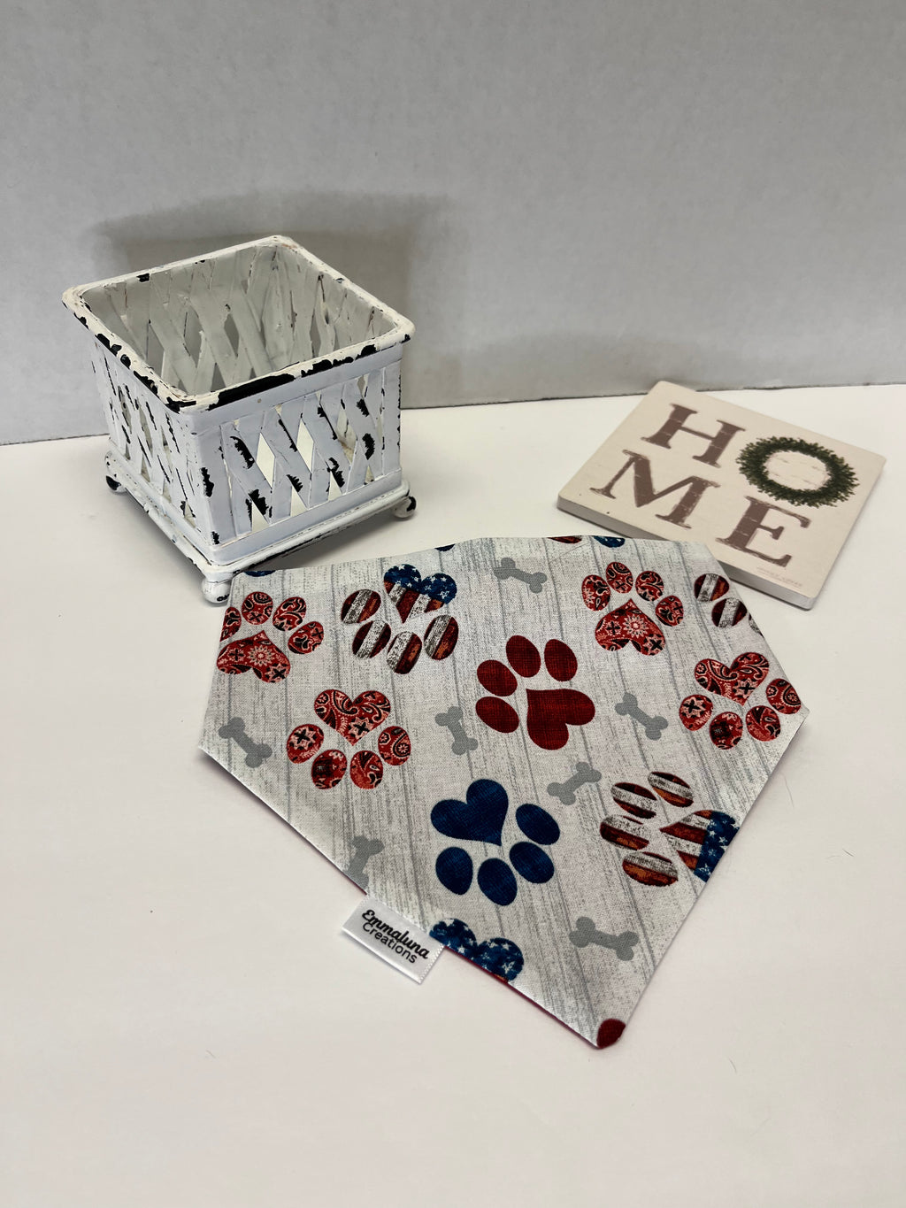 Patriotic Scrunchie Dog Bandana