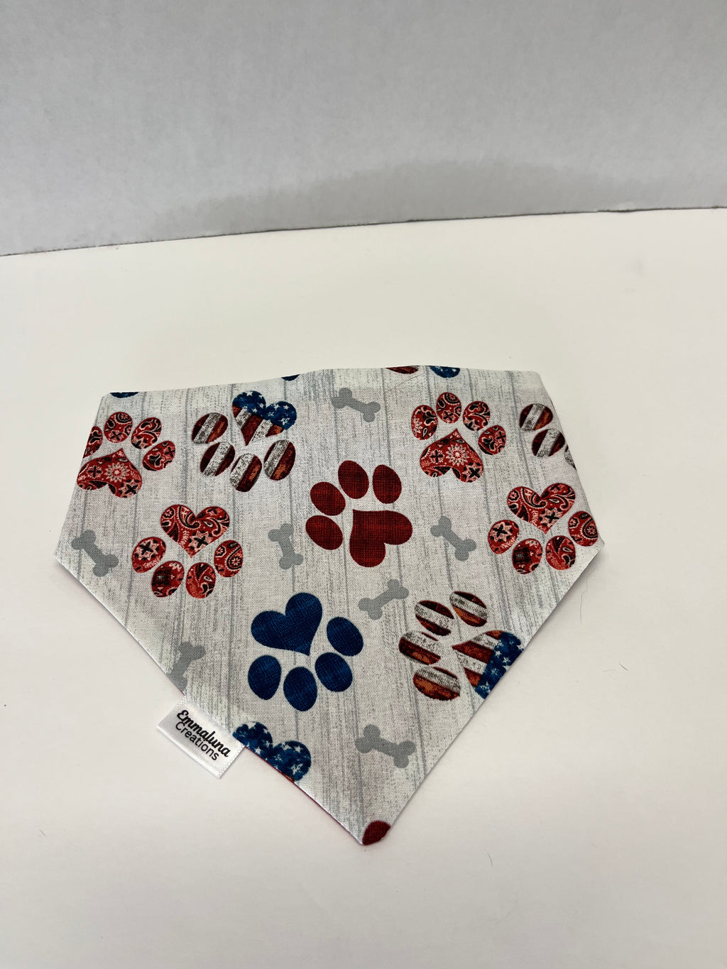 Patriotic Scrunchie Dog Bandana