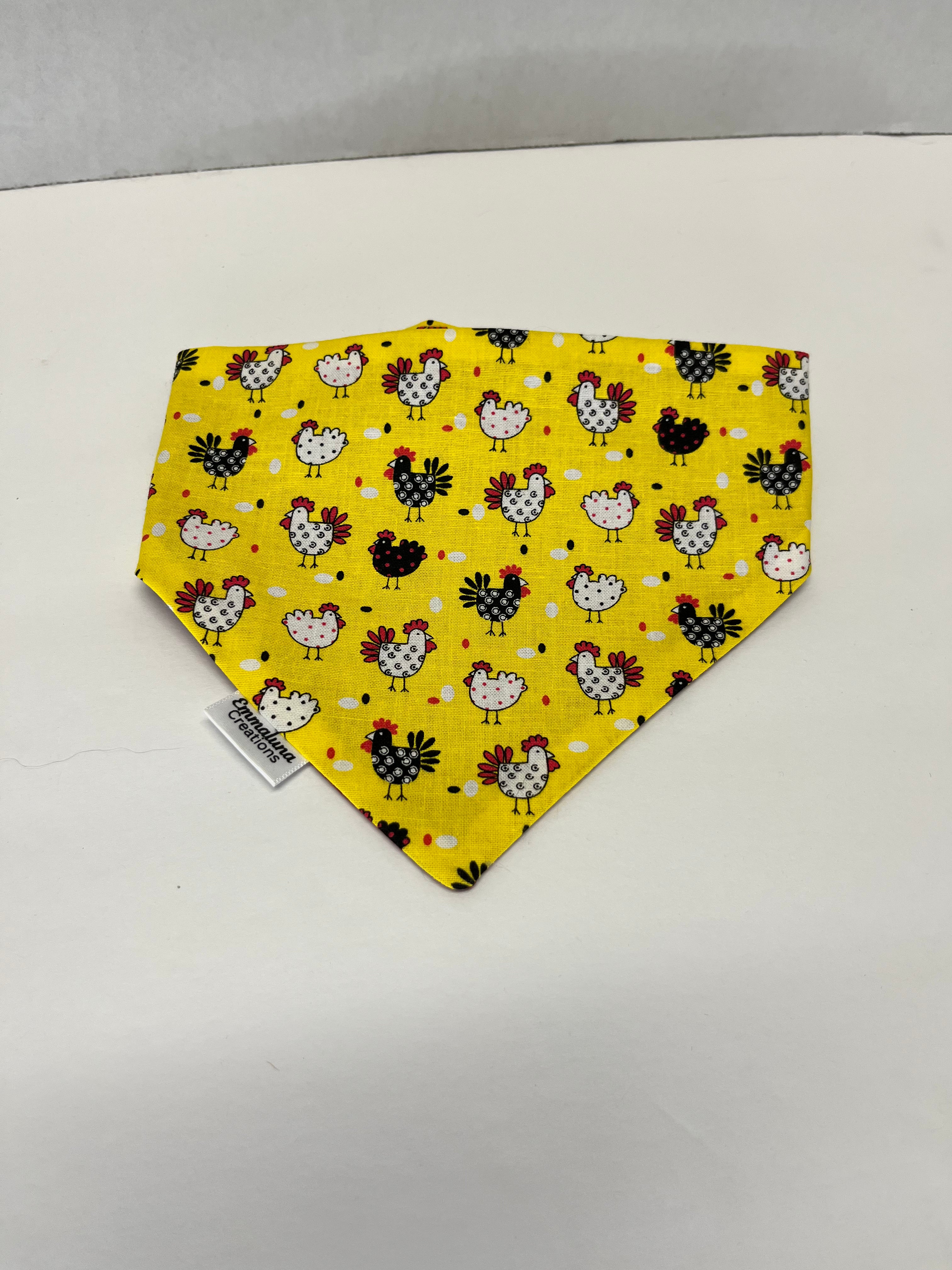 Chickens Scrunchie Dog Bandana