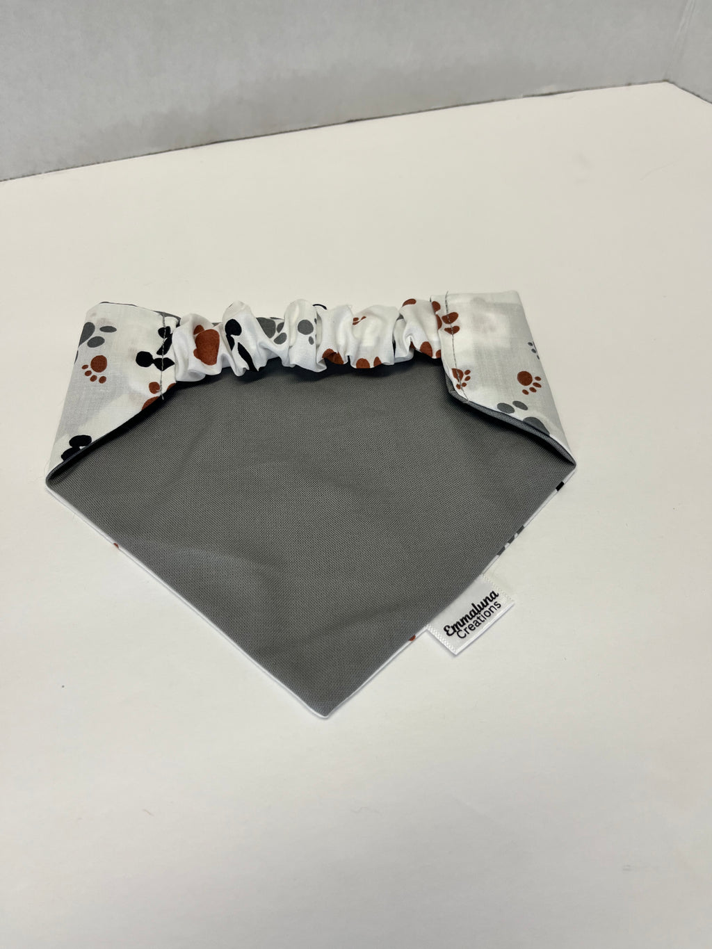 Paws and Bones Scrunchie Dog Bandana