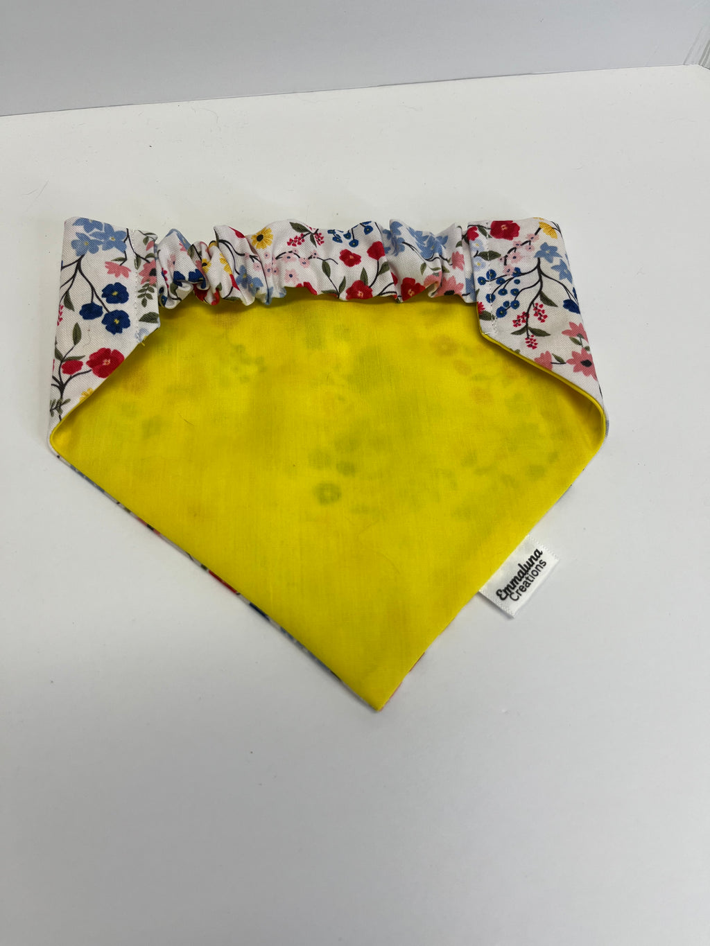 Spring Flowers Scrunchie Dog Bandana